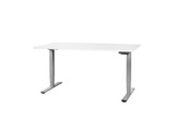Contini höhenverstellbarer Bürotisch RAL 7045 1.6x0.8m weiss