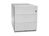 Rollcontainer Note™, HxBxT 495 x 420 x 565, 3 Schubladen, weiss