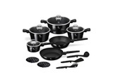 Berlinger, Küchenbedarf, Berlinger Haus 15-teiliges Kochgeschirr-Set Black Vantage Collection, Produkte & Wohnen