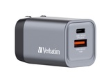 Verbatim, USB Ladegerät, Verbatim GaN 2 Port Charger 35W, Produkte & Wohnen