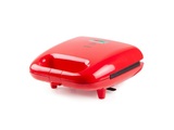 DOMO Snack Party 5in1 Sandwich-Toaster Cool-Touch-Gehäuse, Antihaftbeschichtung Rot