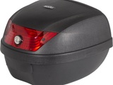 Saito, Motorradhelm Zubehör, Topcase 28Liter, roter Reflektor inkl. Adapterplatte, AUTO & BIKE, 10030813