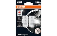 OSRAM, Ersatzleuchtmittel, LEDriving SL Red 12V W21W Doppelblister, AUTO & BIKE, 7505DRP-02B