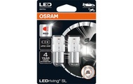 OSRAM, Ersatzleuchtmittel, LED Retrofit Red 12V 21/5W Doppelblister, AUTO & BIKE, 7528DRP-02B