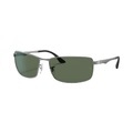 Ray-Ban RB3498 - 004-71 Gunmetal / Green 64-17