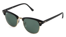 Ray-Ban, Ray-Ban Clubmaster RB3016 - W0365 Ebony 51-21