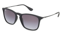 Ray-Ban, Ray-Ban Chris RB4187 - 622-8G Rubber Black 54-18