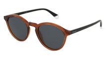 POLAROID PLD 4153/S Herren-Sonnenbrille Vollrand Panto Kunststoff-Gestell, braun