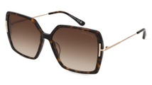 Tom Ford FT1039 JOANNA Damen-Sonnenbrille Vollrand Butterfly Acetat-Gestell, braun