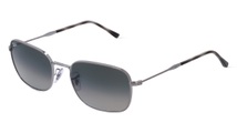 RAY BAN RB3706 Unisex-Sonnenbrille Vollrand Eckig Metall-Gestell, grau