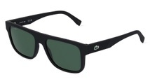 LACOSTE L6001S Herren-Sonnenbrille Vollrand Eckig Kunststoff-Gestell, schwarz
