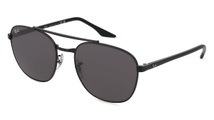 RAY-BAN RB3688 Unisex-Sonnenbrille Vollrand Eckig Metall-Gestell, schwarz