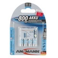 Premium NiMH Micro (AAA) Akku mit 800 mAh und maxE Technologie - 4 Stück