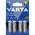 Ultra Lithium Mignon (AA) Batterie - 4 Stück