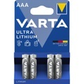 Varta, Ultra Lithium Micro (AAA) Batterie - 4 Stück