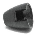 Fulling Mill Slotted Tungsten Cone - Tungstenkopf - Matte Black -