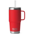 YETI RAMBLER Straw Mug - Trinkbecher mit Strohhalm - Rescue Red -