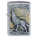 Zippo Wolf at Moonlight