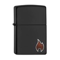 Zippo Feuerzeug Black Matte Little Flame
