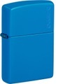 Zippo Sky Blue Matte mit Logo