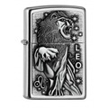 Neu Zippo Sternzeichen Löwe Emblem
