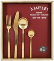 À Table! Besteckset gold matt 16-teilig