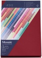 Artoz Mosaic Karten/Kuverts A6/C6 weinrot je 10 Stück