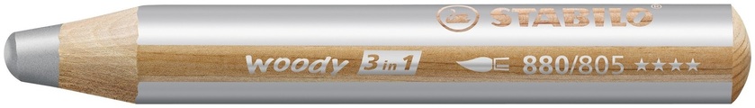 Stabilo, STABILO Malstift woody 3 in silber