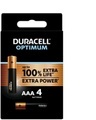 Duracell Batterien Optimum Aaa/Lr03 4 Stück