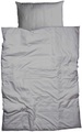 Inhouse NEXT Duvet Satin Paspel 160x210 silbergrau