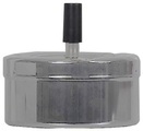 Dameco Aschenbecher mit Schleuderdeckel, Silber