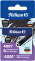 Pelikan, Pelikan 4001 Tintenpatronen schwarz 12Stk