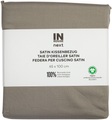 Inhouse NEXT, IH NEXT Kissen Satin Uni taupe 65x100