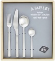À Table! Besteckset silber matt 16-teilig
