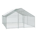 Hauptner, Hauptner Freilaufgehege HLS25T 3x4x2 m für Hühner - Silber -