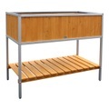 Habau, Habau Hochbeet mit Aluminium Rahmen