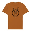 Hauptner Jagd, Hauptner Jagd Hirschkopf T-Shirt - orange
