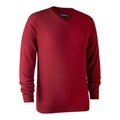 Deerhunter Kingston Pullover mit V-Ausschnitt - Red - Rot -
