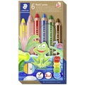 Staedtler, STAEDTLER 140 C6 buddy-Buntstifte 3 in 1 mit 6 Farben