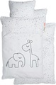 Done by Deer™ Bettwäsche Junior Dreamy dots Grau 100 x 140 cm - grau