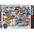 Eurographics 6000-0751 - Globetrotter Welt, Puzzle