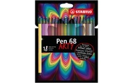 STABILO® Filzstift STABILO® Pen 68 ARTY 18er im Kartonetui