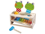 Haba, Haba Klang-Klopfbank FROSCHKONZERT 4-teilig