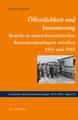 Öffentlichkeit und Inszenierung
