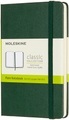 Moleskine Notizbuch, Pocket, A6, Blanko, Hard Cover, Myrtengrün