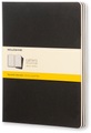 undefined, Moleskine Cahier XL, kariert, schwarz, 3er-Set