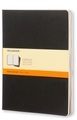 Moleskine Cahier XL, liniert, schwarz, 3er-Set