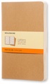 undefined, Moleskine Cahier A5, liniert, Kraft/Natur, 3er-Set