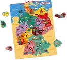 Janod, Janod Magnet-Landkarte DEUTSCHLAND 79-teilig in bunt