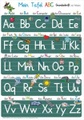 E & Z-Verlag, Mein Tafel-ABC Grundschrift mit Artikeln Lernposter, glänzend, 300g, 32 x 46 cm
